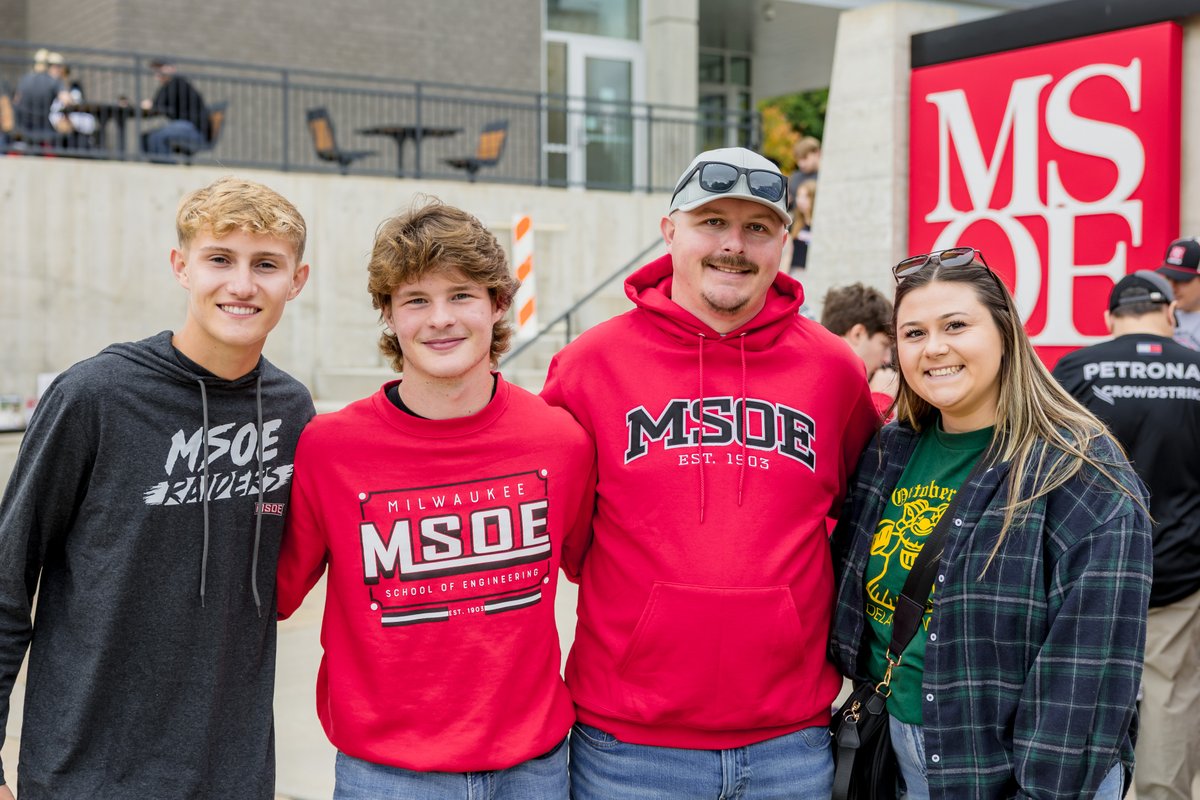 MSOE's tweet photo. We're a month away from Homecoming 2026! Celebrate with students, alumni and families back on campus for a day filled with fall fun.

Learn more about the event lineup and register to attend at https://t.co/rqqfvvssbJ https://t.co/iW3kw25EzB