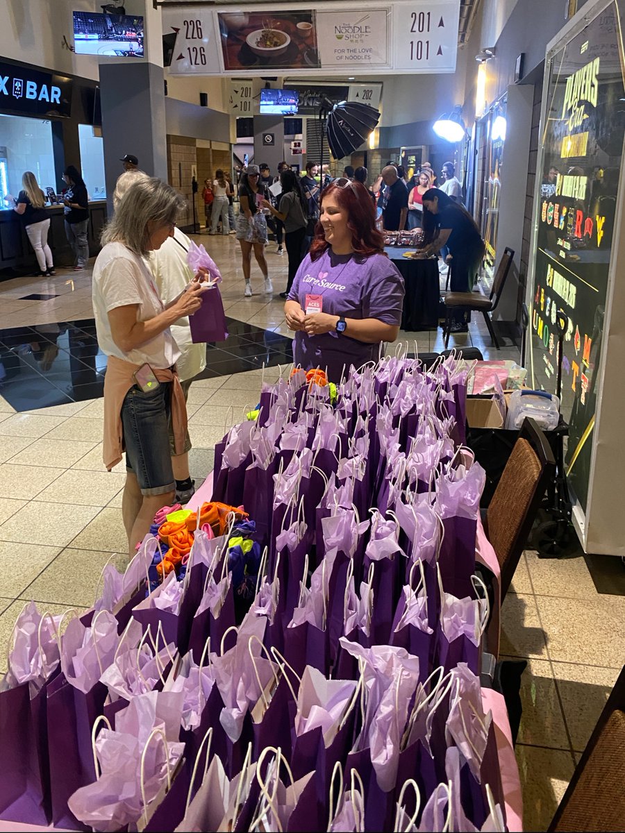 caresource's tweet photo. CareSource Nevada was proud to sponsor and participate in the Las Vegas Leading Ladies' Nonprofit Night!

Our team not only donated backpacks and school supplies but also had the incredible opportunity to connect with local youth and families at the event. Additionally, through our sponsorship, more than 100 underserved youth were able to attend and experience the excitement of the @LVAces game - a memorable opportunity that brought joy and inspiration.

At CareSource, our mission is to help individuals and families achieve whole-person health and well-being. Providing essential resources to our youth empowers them to thrive and build brighter, healthier futures. Together, we’re investing in the leaders of tomorrow and strengthening the foundation of our communities.

Thank you to Las Vegas Leading Ladies for hosting such a meaningful event - we’re honored to be part of the movement uplifting our youth! 💜🎒 #CareSourceNV