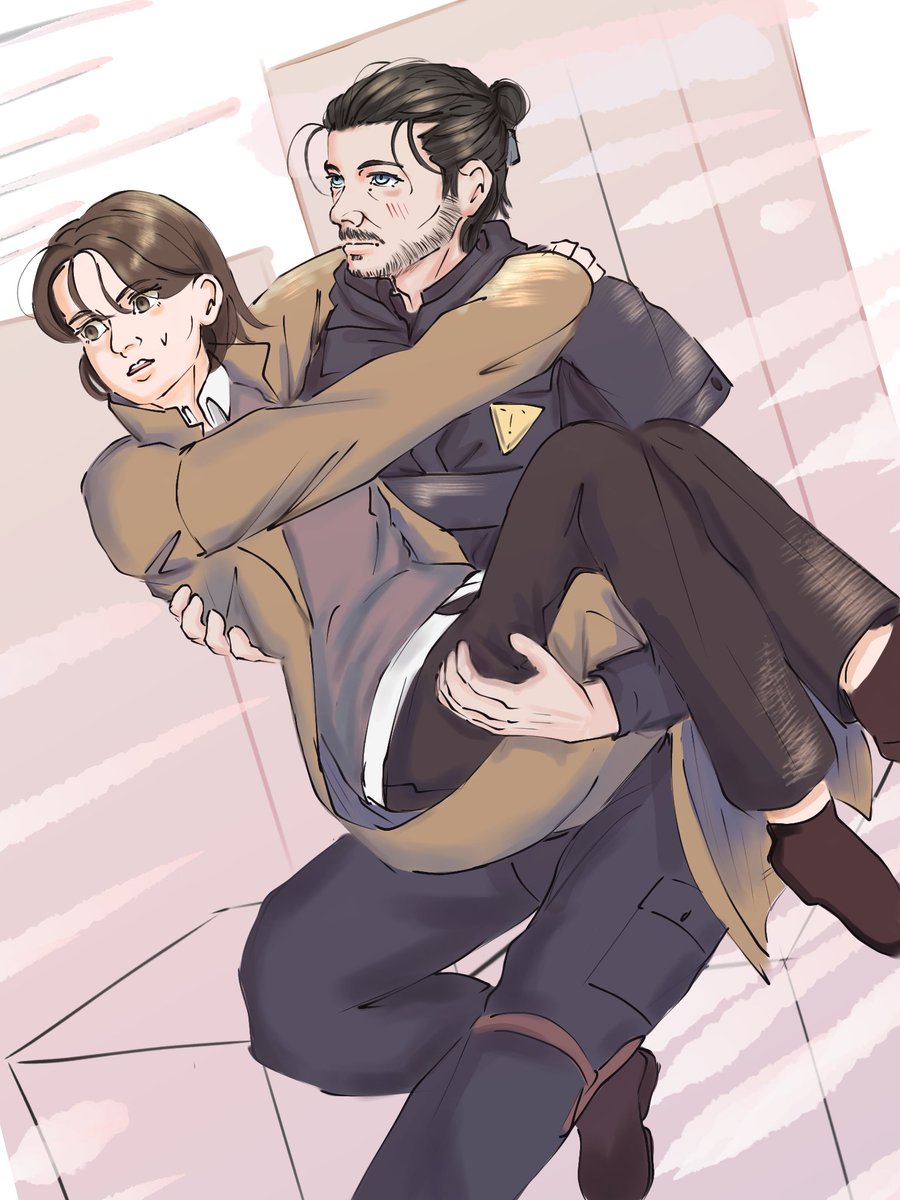 Axekun's tweet photo. I give up on the colour but i'll post this anyway ._. ( just think he might can carry her like this https://t.co/2CHM8qlm8z