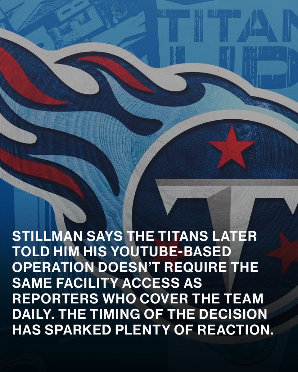 ComplexSports's tweet photo. Tennessee Titans revoked a media member credentials after an interaction with Cam Ward 😳

(📸: Getty) https://t.co/WhKUyRkhiJ