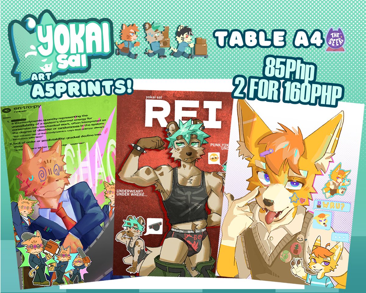 yokai_sai's tweet photo. See you all at table a4!! https://t.co/vQPE8mNdYe
