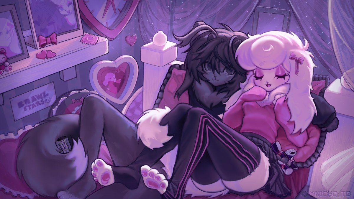 D3bkK's tweet photo. I just opened a full illustration service on VGen! If you're interested, you can get a cool custom illustration for $170 :3 
💞https://t.co/L258zN1Q03
Finished a big commission!
 I really love drawing all sorts of cute pink things—bows, ruffles, and lace. ^^ https://t.co/w8nnt5qfcw