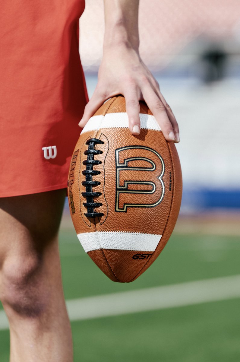 WilsonFootball's tweet photo. From playing under the Friday Night Lights, to taking center stage on Saturday afternoons, the GST Football is ready for every snap.

Shop our GST Football collection today, available below and via your local retailer.
#WilsonFootball
- -
🏈: https://t.co/syfAOPYSAT
- - https://t.co/qqDf3q9E3Y