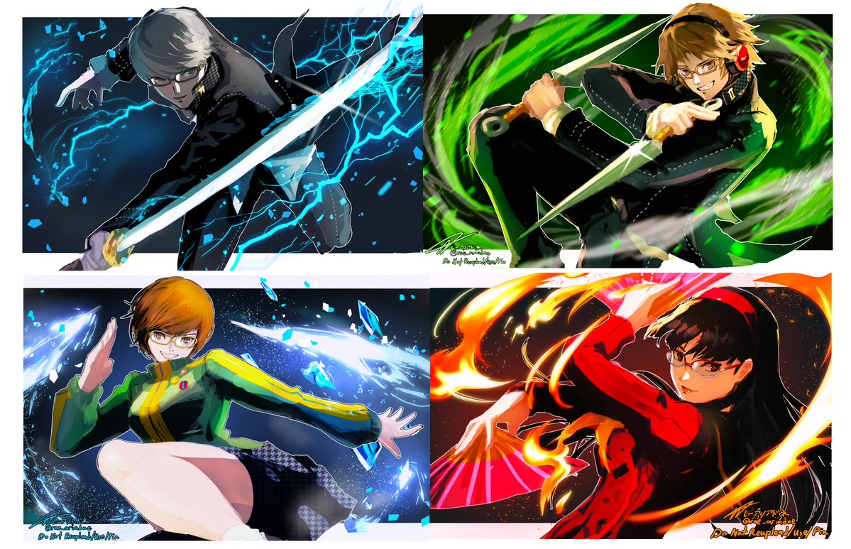 ra3_ar1adnE's tweet photo. 自称特別捜査隊   

#ペルソナ4 
#P4R 
#atlusfaithful https://t.co/jgJmayQClf