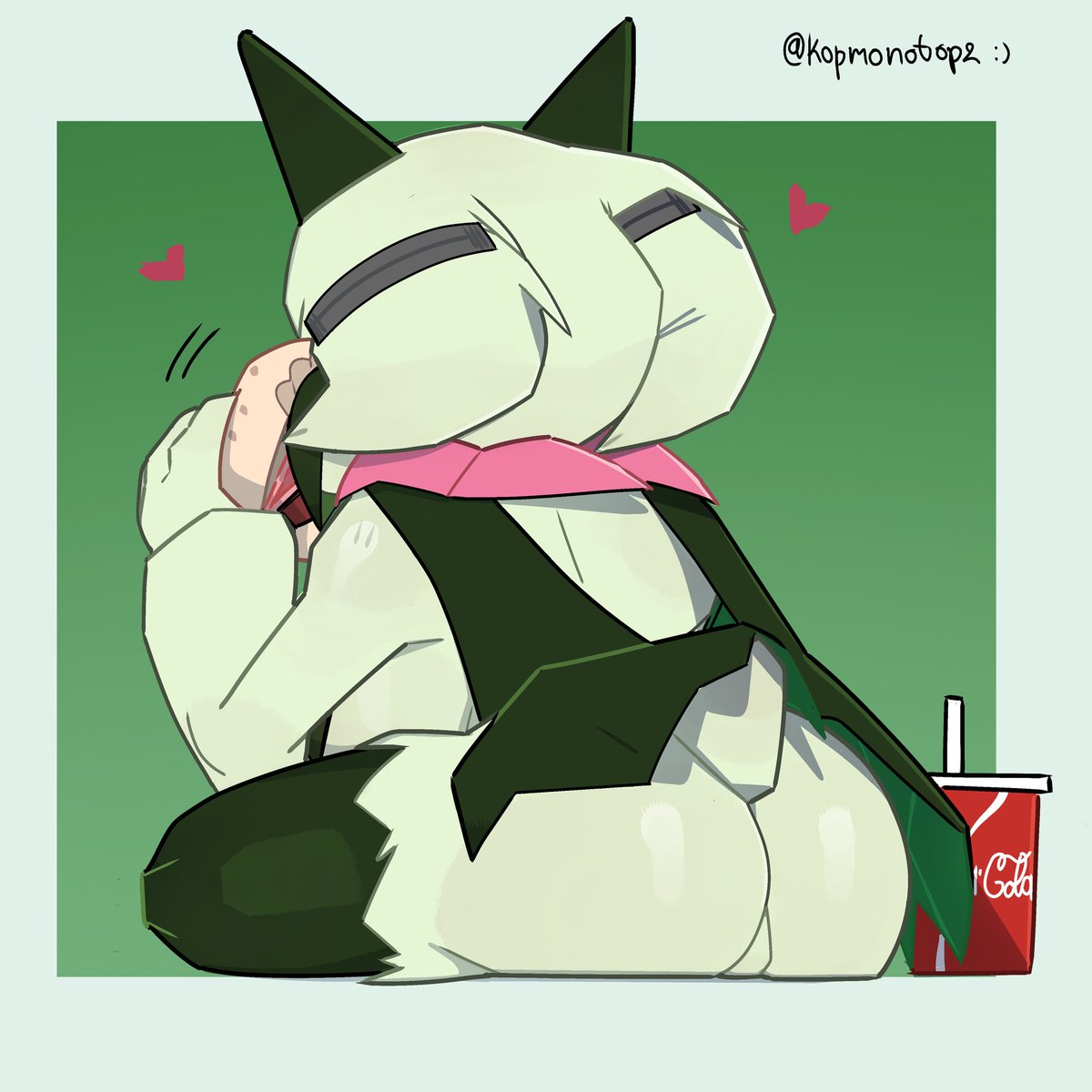 kopmonotop2's tweet photo. She is hungry🍔
#pokemon #meowscarada https://t.co/eKjUsKUSLM
