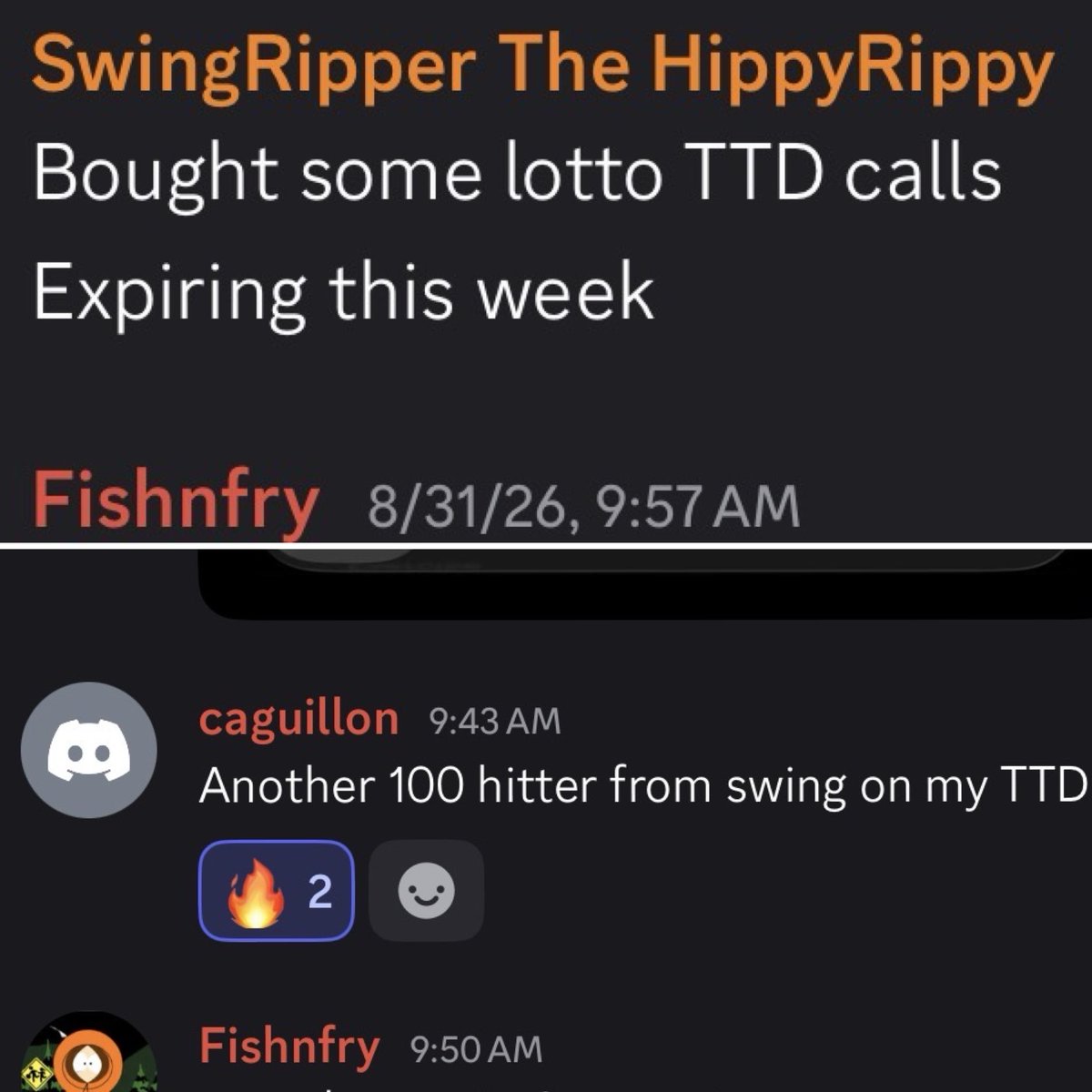 Drew2theKennedy's tweet photo. It pays to know a #SwingRipper 😉🔥😎 $TTD https://t.co/83DoI3f94G