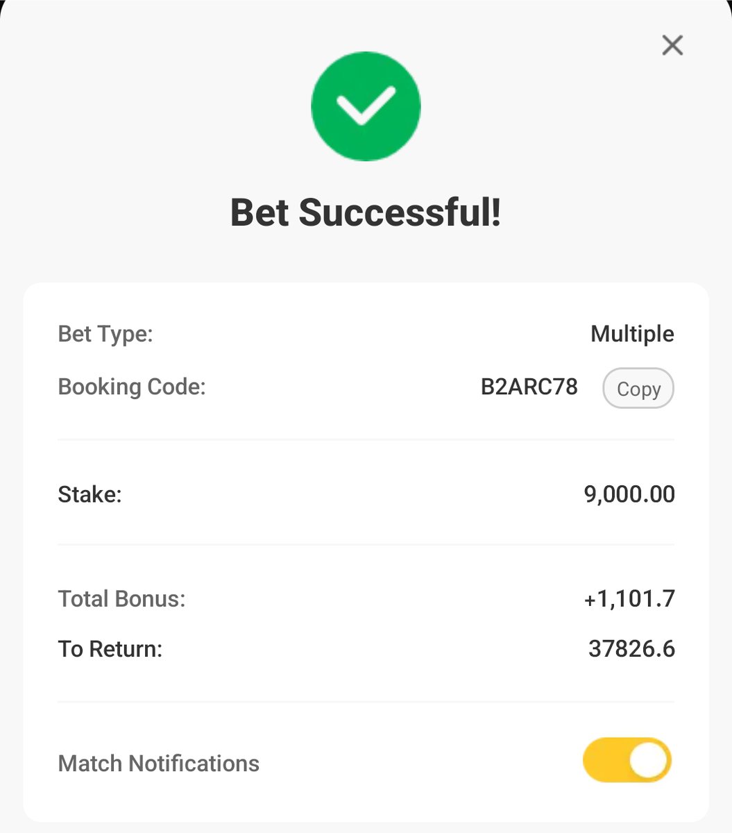 PrimeSeer's tweet photo. Special 3.7 odds on Msport 🔞

Code: B2ARC78 https://t.co/LHnLMkFQng