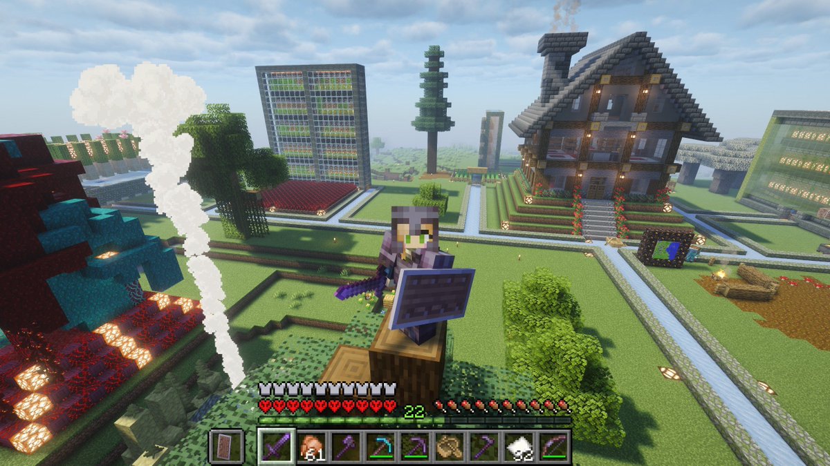 walmiralexbr's tweet photo. #Minecraft #Farm #Java #ForeverWorld https://t.co/5FAhys6Wu2