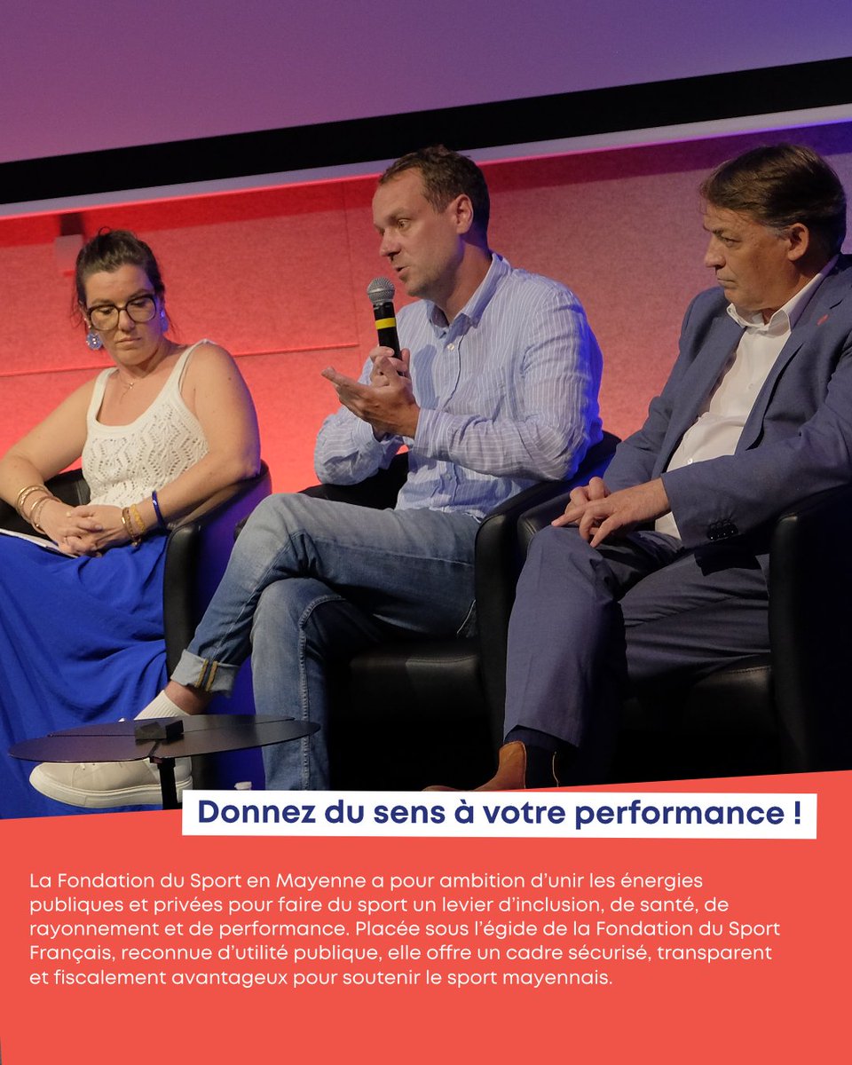 lamayenne's tweet photo. [#SPORT] 🏃 Entreprises mayennaises, donnez du sens à votre engagement.
Rejoignez la Fondation du Sport Mayenne et contribuez à des projets concrets au service des sportifs et du territoire 👉 https://t.co/ReQqVIZDYu
@cdos53 @fondationsport @medef53 https://t.co/z0suAQkxGQ