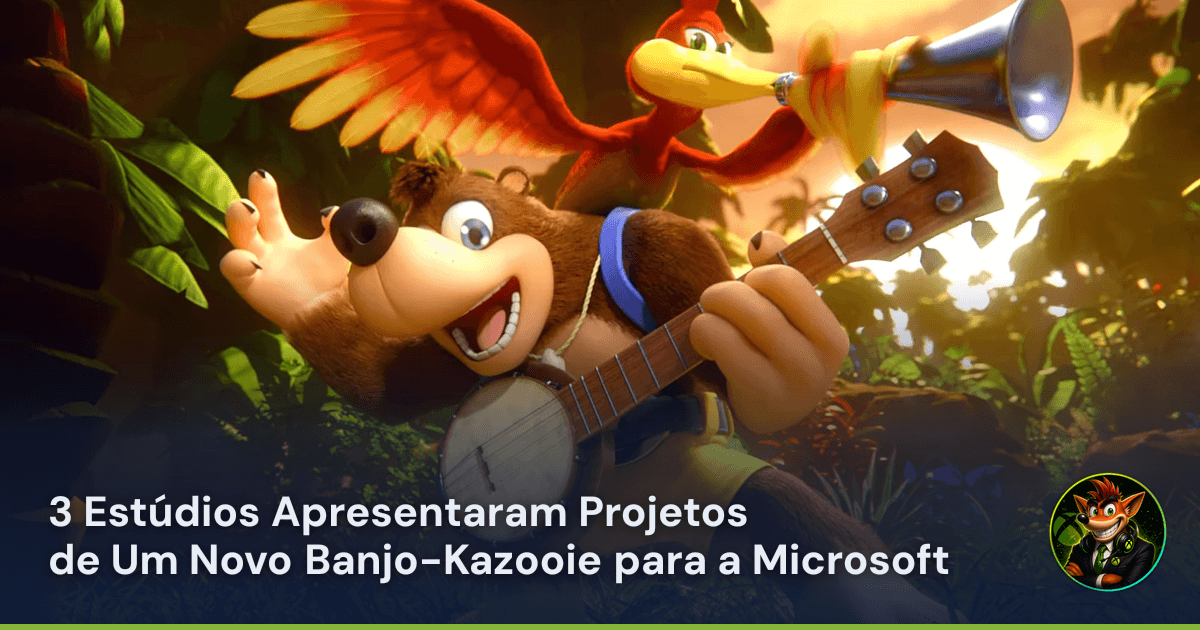 PastorXbox's tweet photo. 3 Estúdios Apresentaram Projetos de Um Novo Banjo-Kazooie para a Microsoft

O compositor Grant Kirkhope, conhecido por seu trabalho na série Banjo-Kazooie , revelou que três estúdios diferentes já apresentaram propostas para novos jogos da franquia diretamente à Microsoft. Segundo ele, o interesse em revitalizar a dupla do urso e do pássaro está crescendo dentro da empresa, o que pode sinalizar um novo capítulo para os fãs que aguardam há anos por um retorno oficial.

Kirkhope comentou que, após um longo período de silêncio, o sentimento entre os criadores e a própria Microsoft está mudando. Ele afirmou que há um otimismo renovado acerca das possibilidades de explorar novamente o mundo colorido e humorístico que consagrou os títulos da era Nintendo 64.

"Estou mais otimista sobre o futuro de Banjo-Kazooie do que já estive há muito tempo"

https://t.co/KCHkpgrYUX
#Xbox
#GamePass #Gaming #BanjoKazooie #Rare
