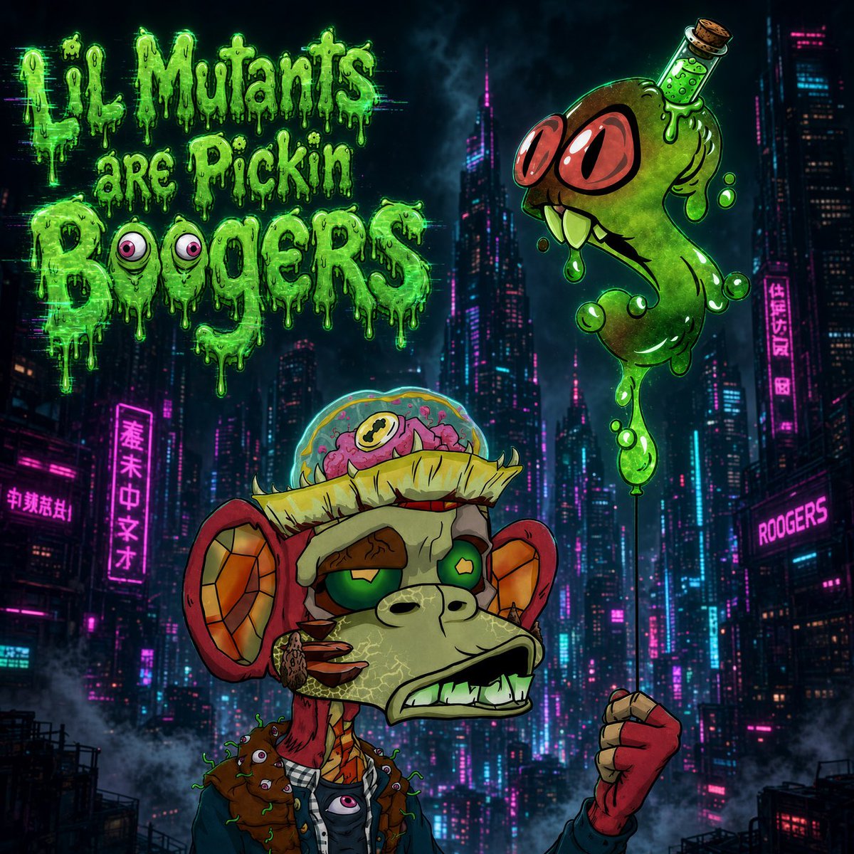 TophDotArt's tweet photo. 🚨 🚨 🚨🚨🚨🚨🚨🚨🚨🚨🚨🚨🚨🚨🚨
With Boogers only a few short weeks away…

@LilMutants HAVE CAUGHT THE COLD AND ARE PICKIN BOOGERS!! 

20 WL spots reserved
GA eminent, keep your 👀 peeled 🍌 in discord! https://t.co/HDXFCb6Rej