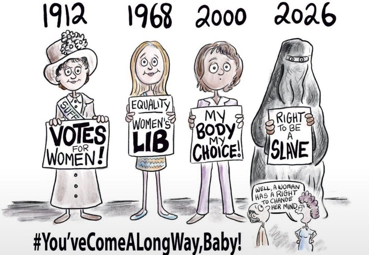 ProWestCiv's tweet photo. @OliLondonTV The meme… Feminists for Islam!!!! https://t.co/7NtVg5RfZK