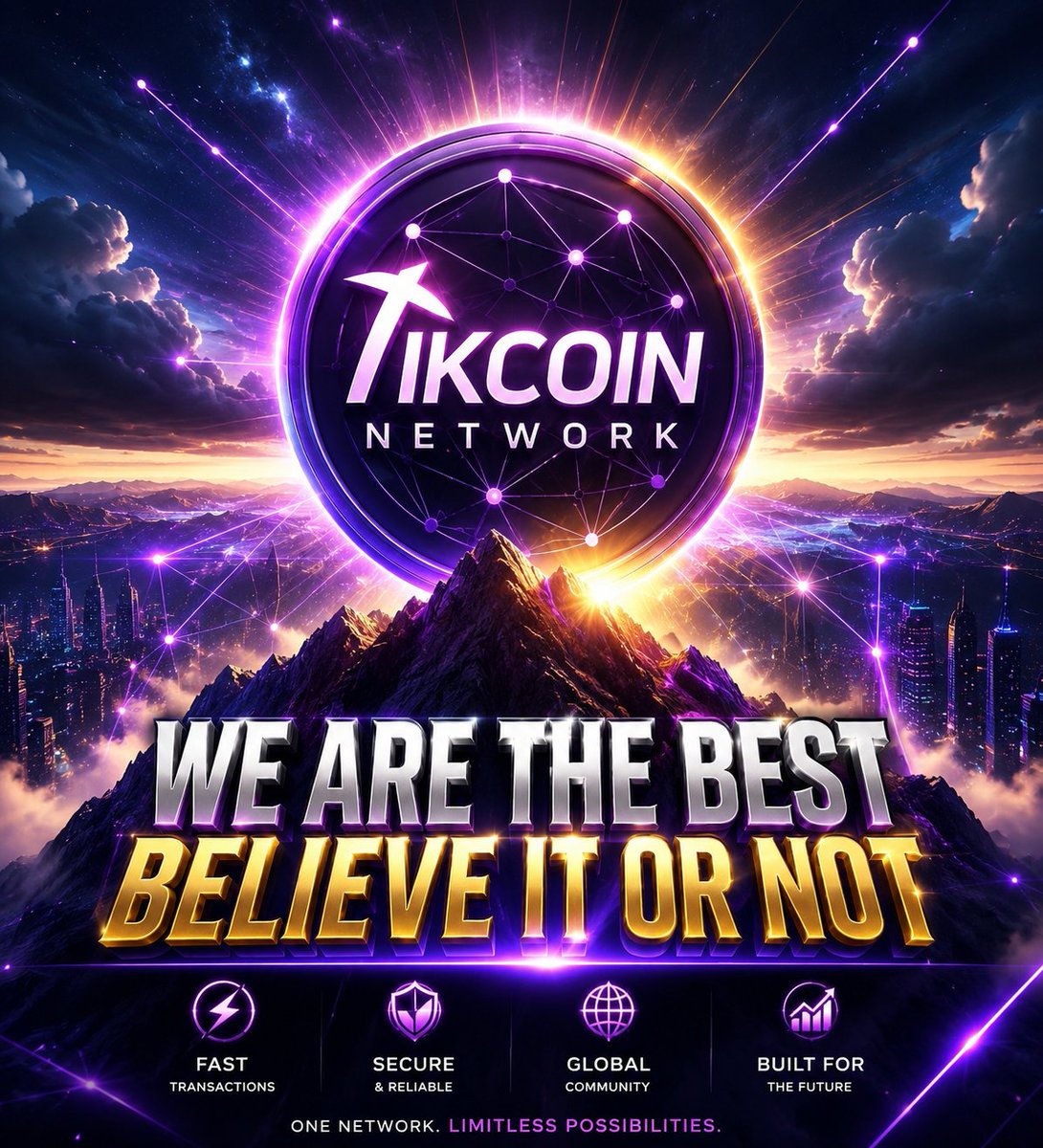 TikCoin_Network's tweet photo. THE FUTURE IS HERE!
TIK IS THE FUTURE OF CRYPTO! https://t.co/sDzeIR59bu