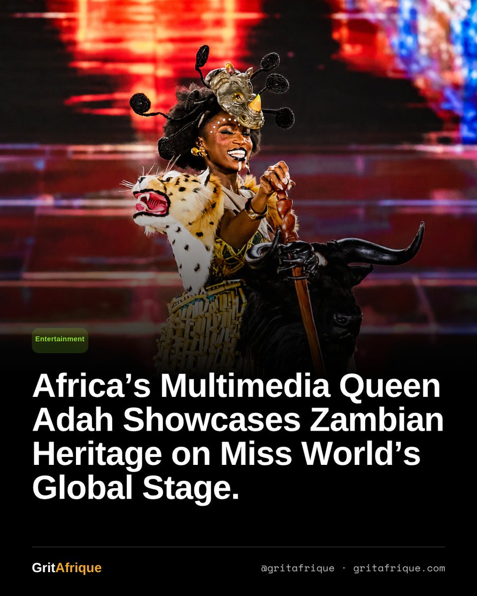 Gritafrique's tweet photo. 🔴 Africa’s Multimedia Queen, Miss World Zambia Dr. Adah Mushibi, dazzled 10,000+ at Vietnam’s Dances of the World with a  Zambian cultural performance, reinforcing her frontrunner status and showcasing African heritage on the global Miss World stage.

#gritafrique #missworld https://t.co/aoyUOU4Nmi