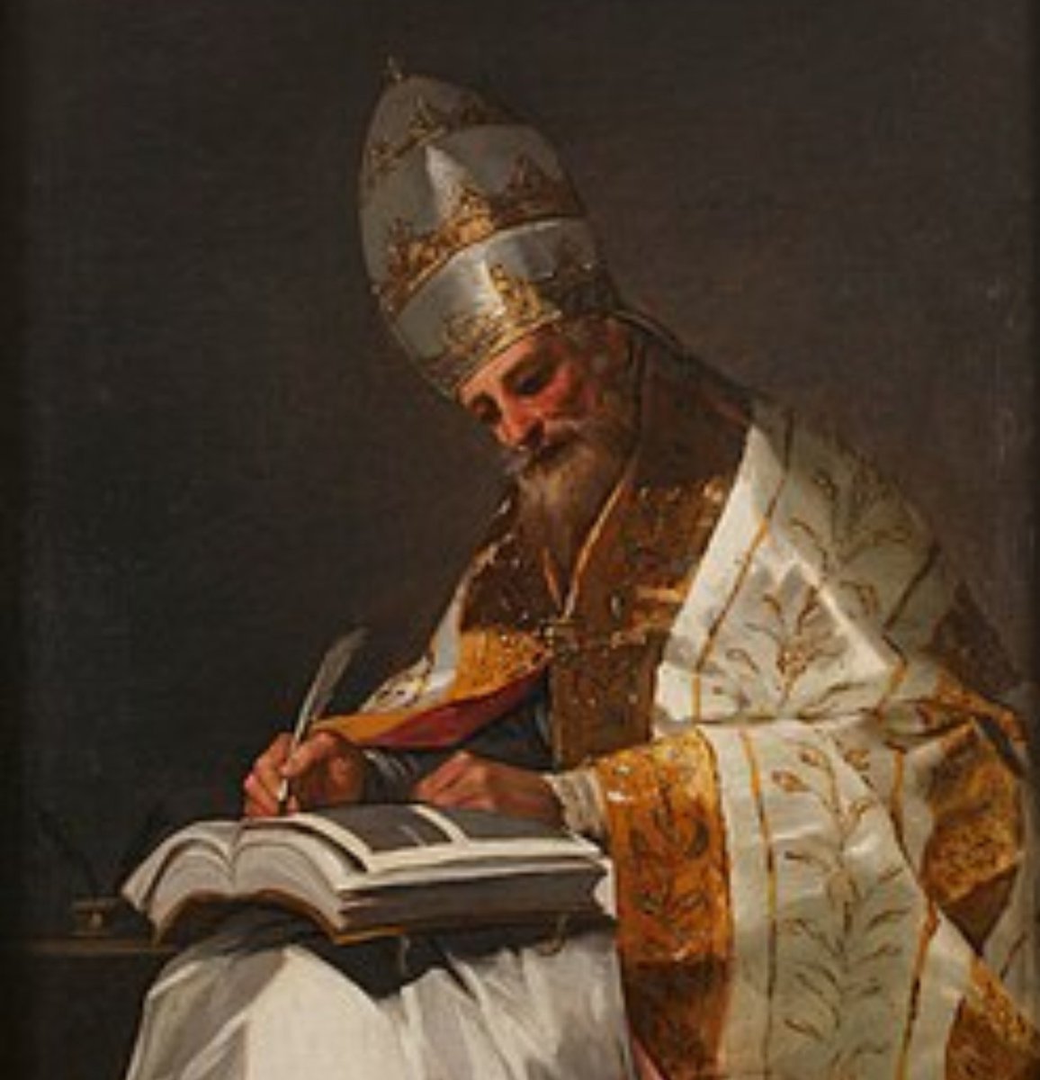 patergongora's tweet photo. San Gregorio Magno, Papa y Doctor de la Iglesia, ayudó a consolidar la unidad católica del reino visigótico español iniciada en el III Concilio de Toledo. La cual sería el motor de la posterior Reconquista frente a los invasores mahometanos.

Ruega por España. ✝️🇪🇸 https://t.co/kXKU4wi5aB