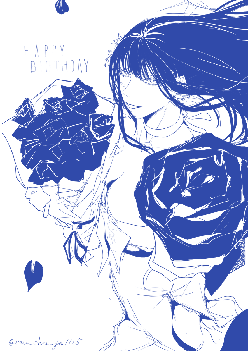 seu_shu_ya1115's tweet photo. ハピバ絵はないといったなあれは嘘だ！
我慢しきれなかったので爆速で描いたのでお祝い！
happy birthday!!

#錠前サオリ生誕祭2026 https://t.co/Vpg5xnHUs7