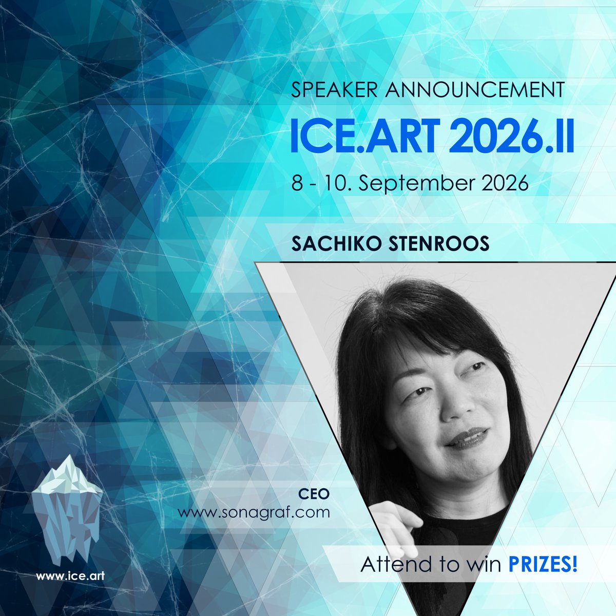 IceConference's tweet photo. We're excited to announce our speaker Sachiko Stenroos! 🌆 🚀
https://t.co/pWZHrB81gQ

We're looking forward to being inspired! 🥳

#worldvfxday @to_megutierrez @BenQAmerica @vrbnio @belabeier @IGDA
#iceart2026 #vfx #entertainment #3denvironment #creativity https://t.co/vxVGu3NAuf