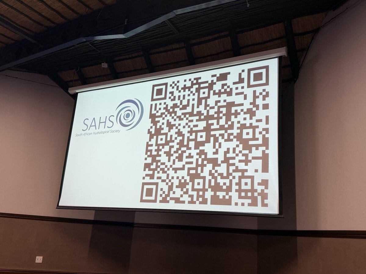 SAHydroSoc's tweet photo. Closing ceremony of #SAHS2026 💧

Dr Michele Toucher talks about the way forward for SAHS. 

Please take the post-conference survey so that we know how to improve in future 🍃🙂 https://t.co/zeqD9Tjpjz