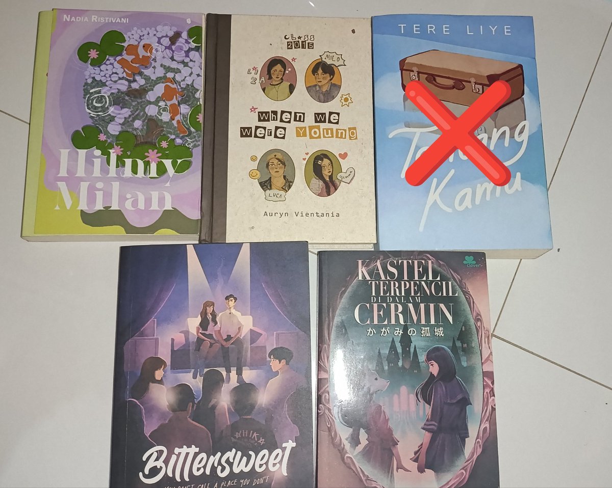 calliesnj's tweet photo. WTS preloved novel pribadi !!

🍊 avail on jeruk
📍Bandung
✅ original 100%

biaya di 🍊 sudah termasuk admin

cek condi blh dm yaa
https://t.co/GiRWIheR0U https://t.co/6PA7XW2Elc