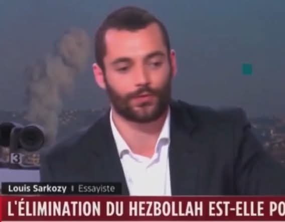 Marianasoux's tweet photo. Jaja...Het besef:

Louis Sarkozy, de zoon van voormalig  🇫🇷 president Sarkozy:
“Hezbollah doodde 58 Franse soldaten. Israël bewijst de mensheid een grote dienst door Hezbollah-terroristen te doden. Ik heb geen genade voor hen, ik zou blij zijn om ze allemaal uitgeschakeld te zien https://t.co/45Xdrxb7kg