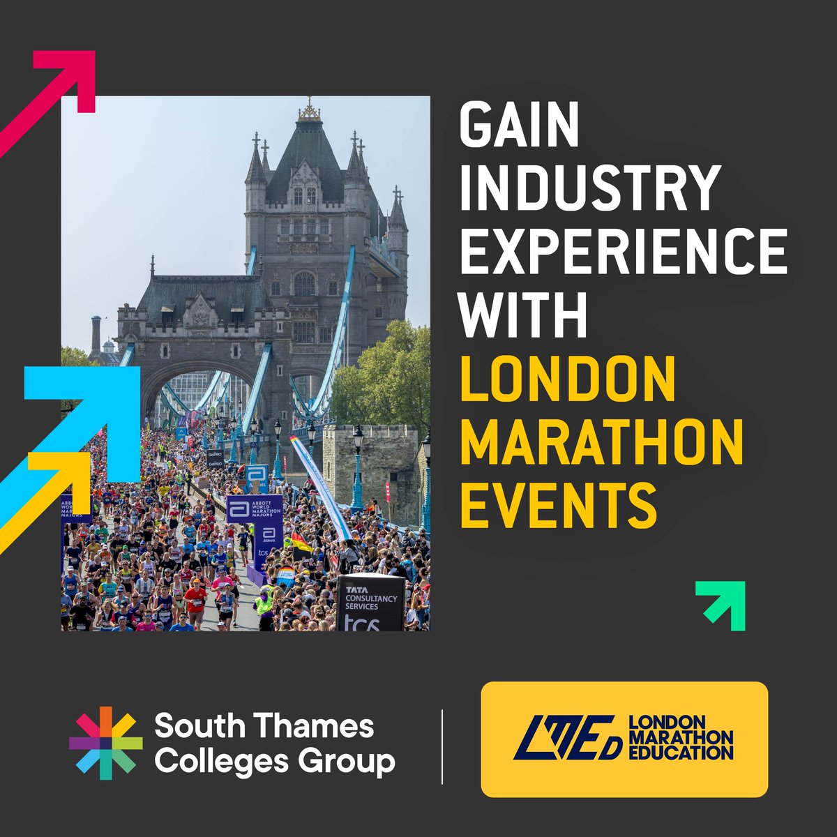 KCupdate's tweet photo. Want a career behind the UK’s biggest sporting events? 🏃‍♀️🏃‍♂️

Join our Virtual Open Event on 16 September to explore our Level 4 HNC Sports Events Management and discover industry opportunities with London Marathon Events.

Sign up here https://t.co/9G7yp0Vtfj https://t.co/16IFndKfAj
