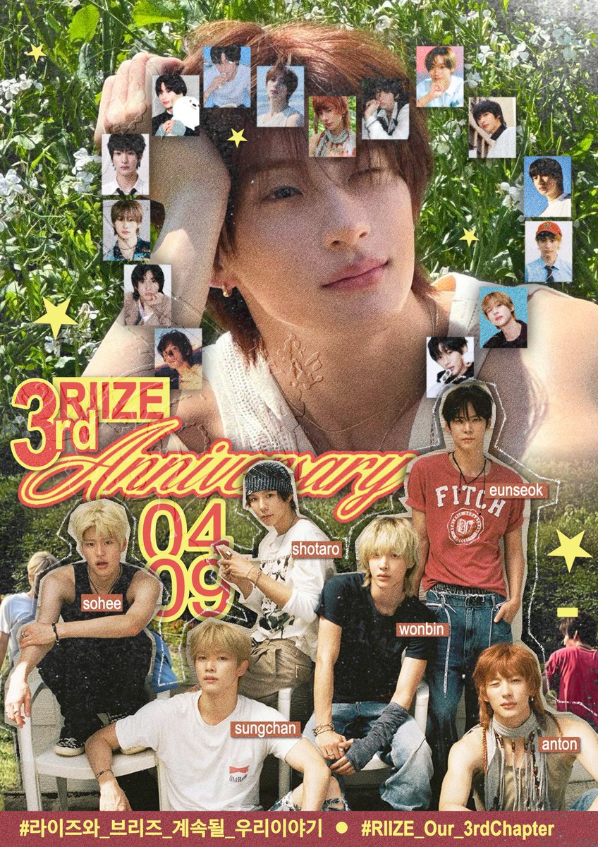 MYANTON_TH's tweet photo. 𝟎𝟒𝟎𝟗, 

⭐️ 𝓡𝓘𝓘𝓩𝓔 𝟑𝓻𝓭 𝓐𝓷𝓷𝓲𝓿𝓮𝓻𝓼𝓪𝓻𝔂  ⭐️

ตอนนี้พวกเราเดินทางมาถึงปีที่ 3 แล้ว RIIZE และ BRIIZE มาสร้างความทรงจำด้วยกันต่อไปเรื่อย ๆ ไปอีก 300 ปีเลยนะคะ👆🏻🧡

📝 1 rt + 1 reply 

#라이즈와_브리즈_계속될_우리이야기
#RIIZE_Our_3rdChapter https://t.co/yexI8PJggu