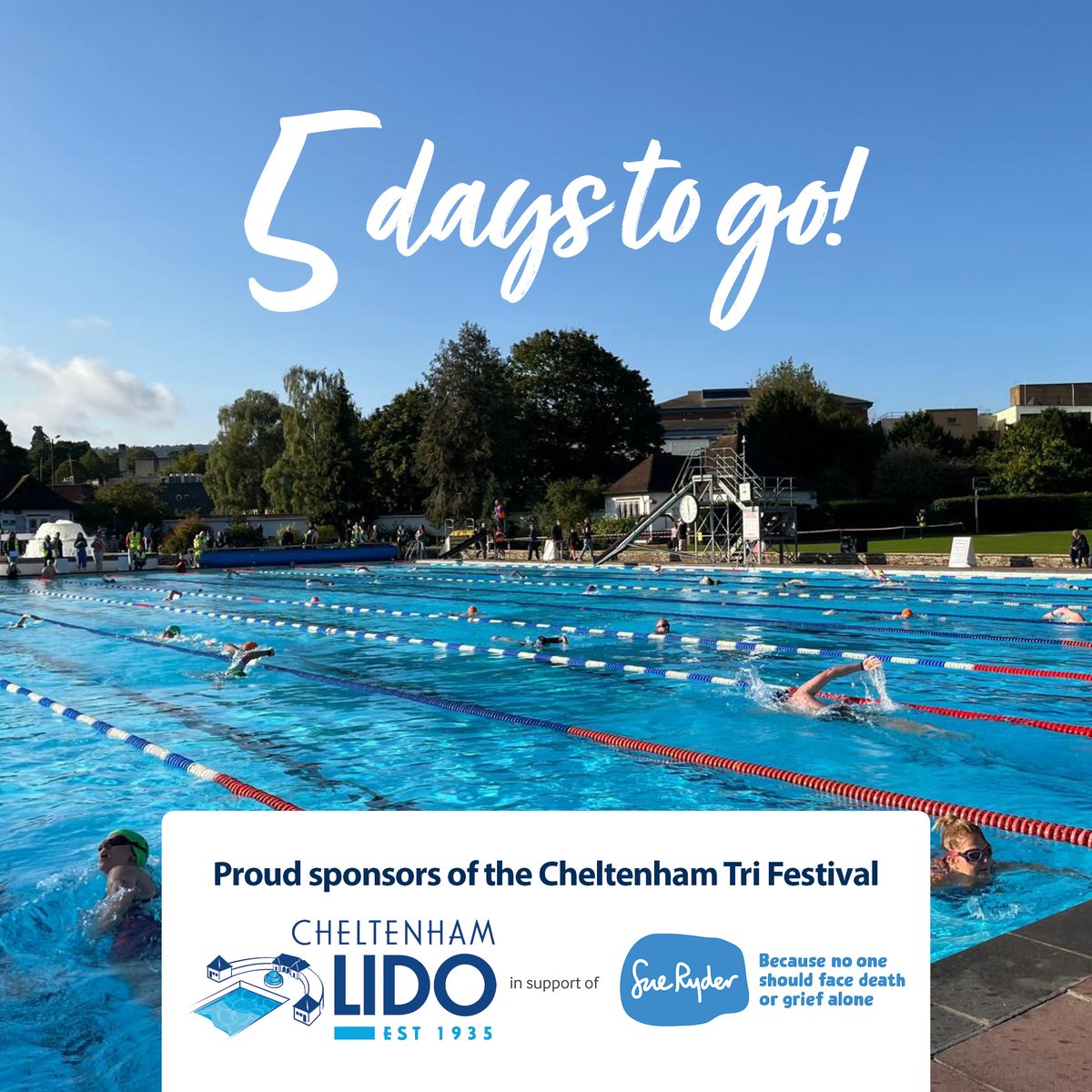 TBSolicitors's tweet photo. 5 days to go!

Did you know @lidocheltenham dates back to 1935 and is one of only around 100 lidos left in the whole UK? What a stunning backdrop for the Cheltenham Tri Festival!

Read more in our blog. 👉 https://t.co/zPAPJAsxW8

#CheltenhamTriFestival #SueRyder #CheltenhamLido https://t.co/SqH2IBFzN7