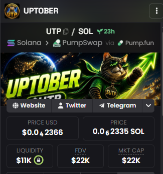 UptoberUTP's tweet photo. What’s the next 1000x #memecoin? 💎 https://t.co/2JYTJpOcHm