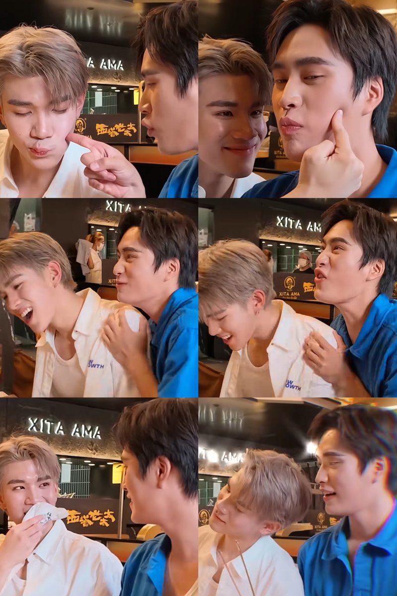 mylifegemfourth's tweet photo. they're sooooo cute😭😭😭

#มิตรชวนEATbyเป๊ปซี่มิตรชวนกินEP5
#PepsixGeminiFourth
#GeminiFourth #เจมีไนน์โฟร์ท https://t.co/NXwlbQvOky