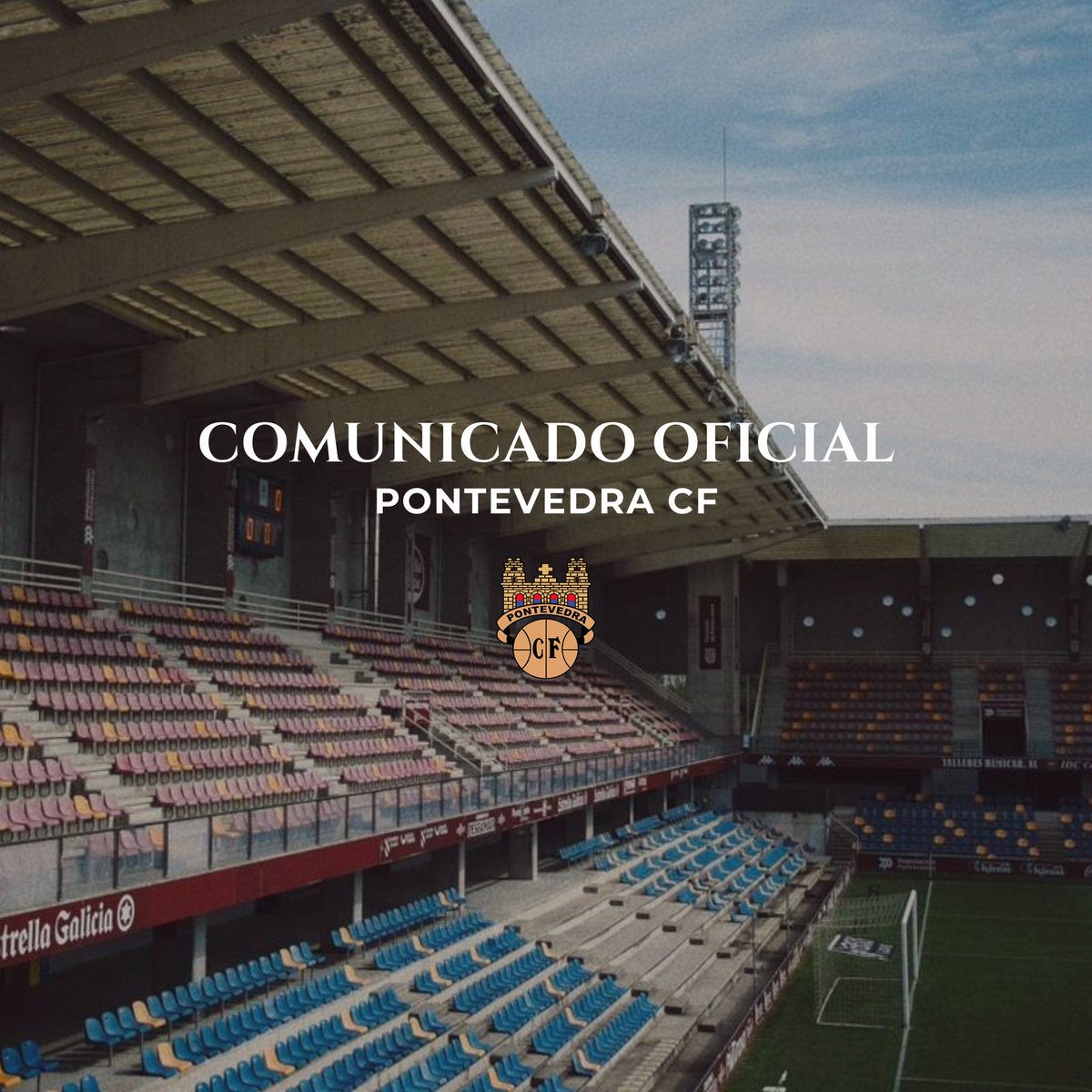 PontevedraCFSAD's tweet photo. 🚨 𝑪𝑶𝑴𝑼𝑵𝑰𝑪𝑨𝑫𝑶 𝑶𝑭𝑰𝑪𝑰𝑨𝑳 

🔗 https://t.co/Pg2UTf4xjD

#OndeOLerezFaiHistoria
#PrimeraFederacion https://t.co/nT8P0mMtEz