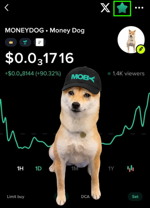 moneydog_token's tweet photo. Download the @mobyagent app

Find $moneydog

Add to watchlist ⭐️

A lot of eyes will be upon us soon. Woof https://t.co/MIBv5U8ek4
