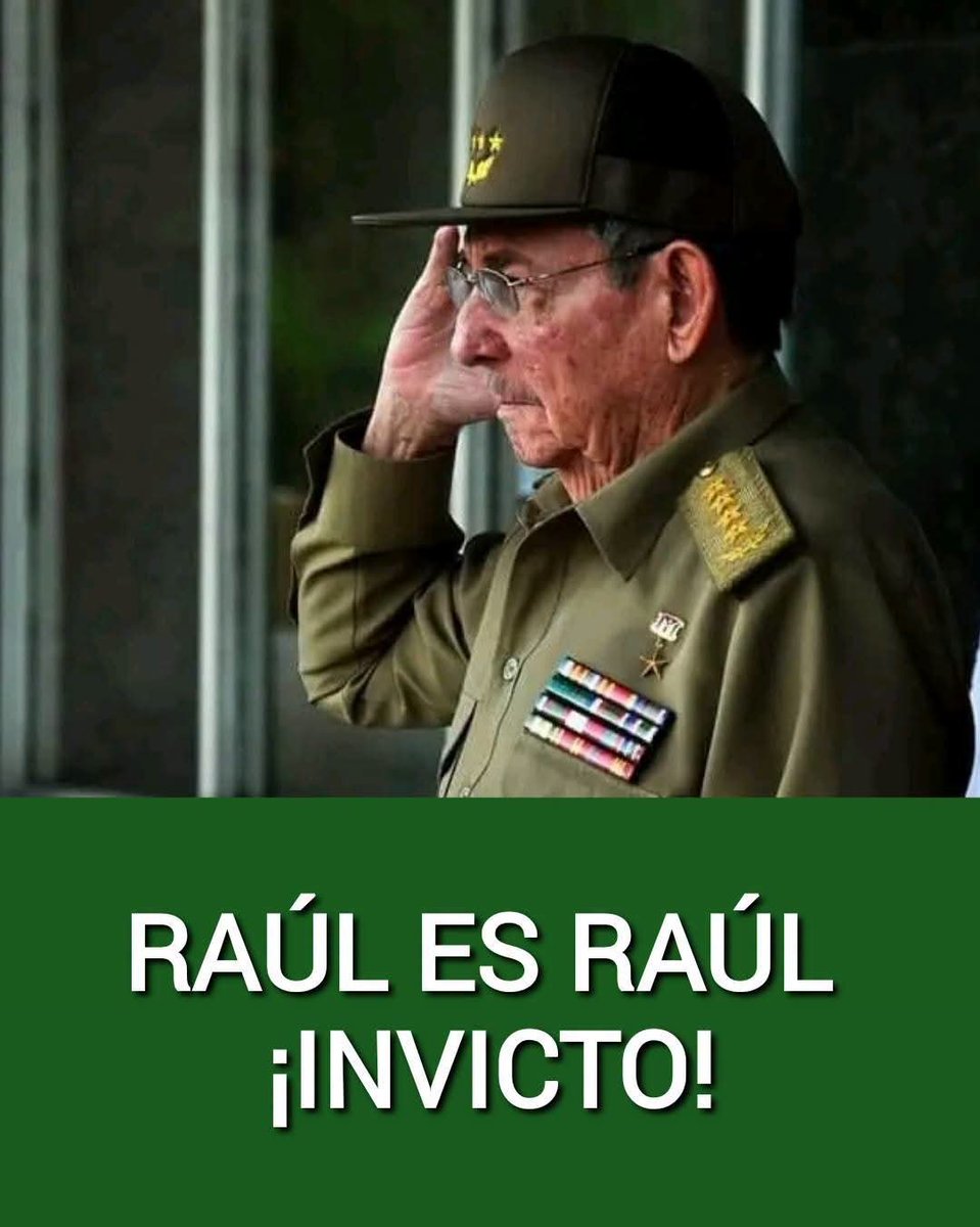 Yococdi's tweet photo. Raúl no pertenece a la prisa de sus enemigos ni a los calendarios del odio: pertenece a la historia y a su pueblo. Las ideas no se derrumban con campañas ni con rumores. La dignidad no se derrota: se defiende, se respira y perdura. 🇨🇺

#RaúlEsRaúl https://t.co/VGG7cUymxT
