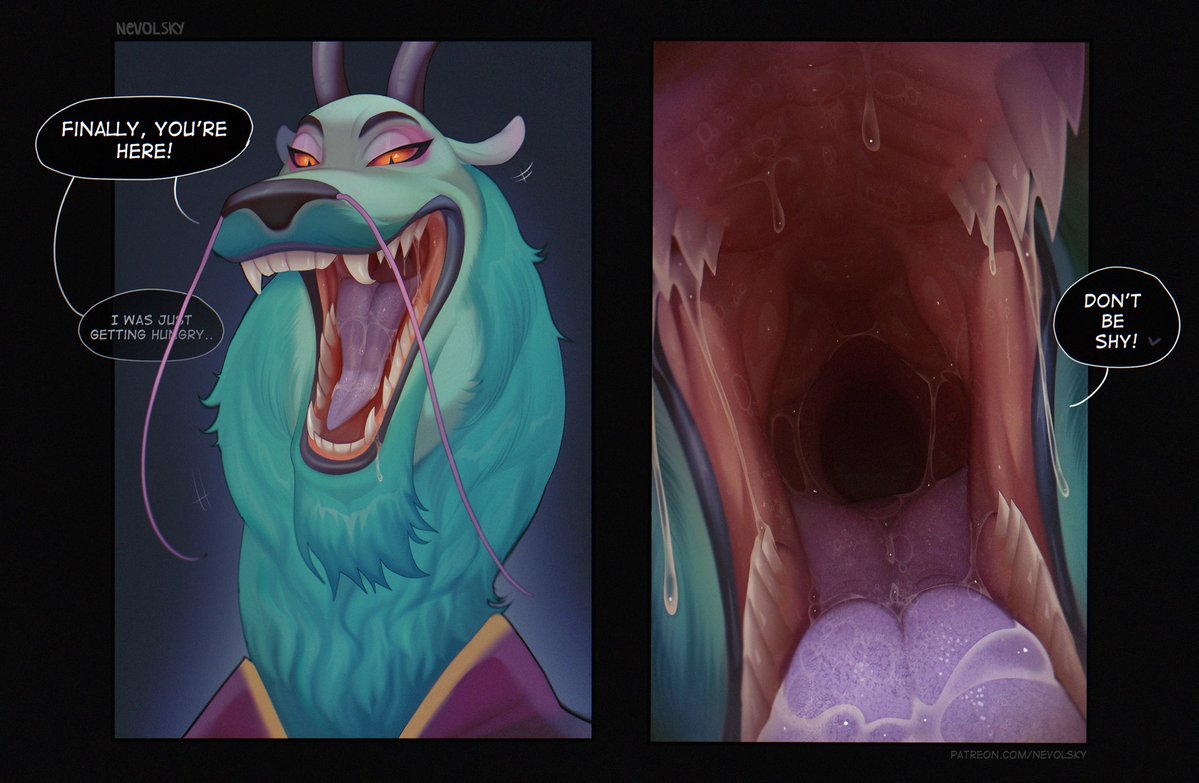 nevolsky's tweet photo. cw: vore 

His majesty Dragon King~ https://t.co/Ie5yxlOttu