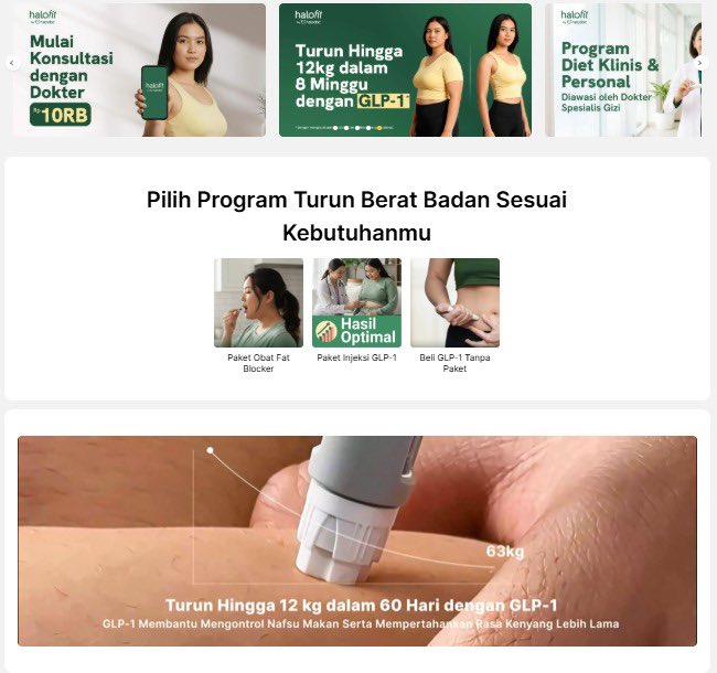 nurmd_'s tweet photo. Sudah olahraga rutin tapi BB susah turun?
Coba progam Halofit Transform Halodoc, Bisa turunkan BB hingga 12 kg dalam 60 hari.
Yuk Konsultasi &amp; Ketahui Program yg Sesuai Untukmu
Diskon s.d. 7% (maks. 150K) beli halofit Transform
Kode Kupon: HLDXF7159A

#diet #zonajajan #zonauang https://t.co/BgbuQH0fqR