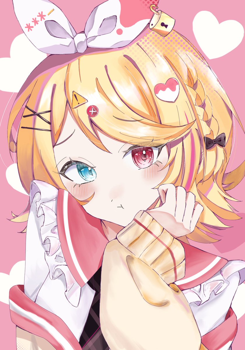 chena_x1's tweet photo. ミスター・ラブウイルス/のぼる↑
ラブウイルスちゃん描きました💕

#鏡音リン　#リンちゃん　#のぼる　#イラスト　#ミスター・ラブウイルス　#リン　#ファンアート　#ファン絵 https://t.co/vt9XsPafJC
