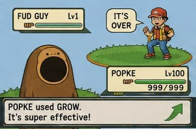 Mickeylorian's tweet photo. @popke42 Go $Popke 
The monke got fight 
Don’t stop 
We pop https://t.co/4EyDMf7mZy