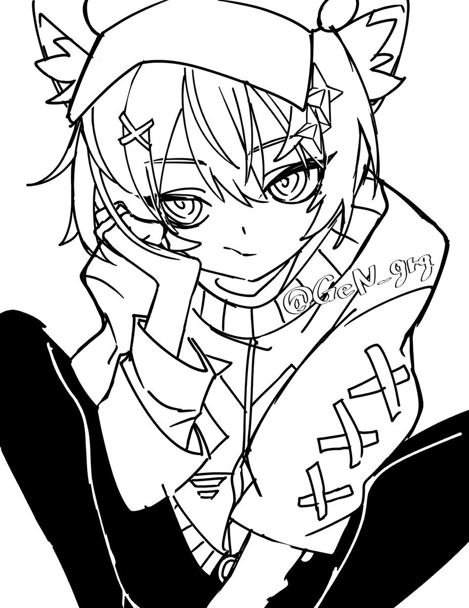 GeN_grg's tweet photo. 初めてのワンドロ参加！
#VRCくりえいてぃ部_1hdraw https://t.co/r0Faaj8HSx