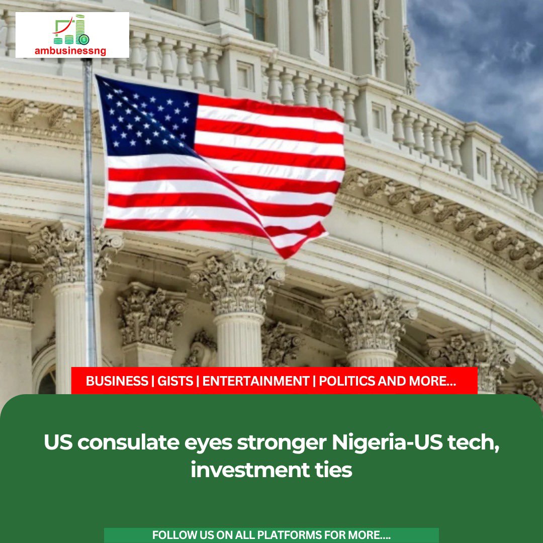 ambusinessng's tweet photo. The United States Consulate in Lagos says it is working to promote technology and investment partnerships between Nigerian entrepreneurs and American businesses.

https://t.co/FTvgAnauqT https://t.co/H8oJTXcSPN