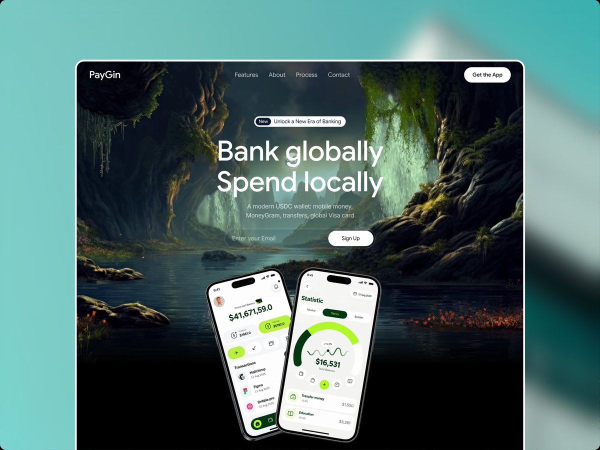 GalaxxyStudio's tweet photo. My New Template "PayGin" Payment for Fintech Apps and startups. Live on @framer 
Use and Customize it however you want 
It's 💯 Free

#Framer #GalaxyStudio #FramerTemplates #PayGin #UIUX #WebDesigner #FramerDesigner https://t.co/mQ5vIMZowR