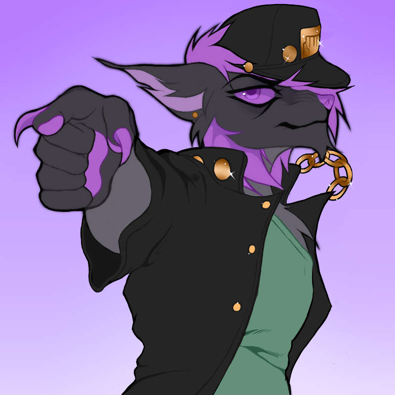 AD_ZeroFolf's tweet photo. Hey all you cool epic people of Twitter. I'm finally starting to post after six years of posting nada! My name is Arc and below is my boi Zero! My purple n gray Folf boyo! Hope you all are having a good day/night and cheers to more future posting!

Art by the lovely @VitoFox https://t.co/ZuMjBbcoAq