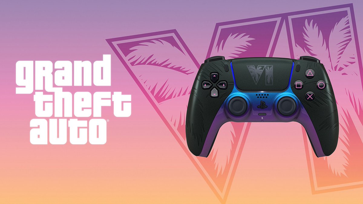 OnFeedr's tweet photo. 🚨MANETTES GTA 6 
Détails DualSense :

• Prix : 84,99 € / 74,99 £
• Date de précommande : 10 septembre sur le site de PlayStation 
• Édition limitée
• Logo GTA sur le dos de la manette
• Deux couleurs https://t.co/VDoj9rfyvD