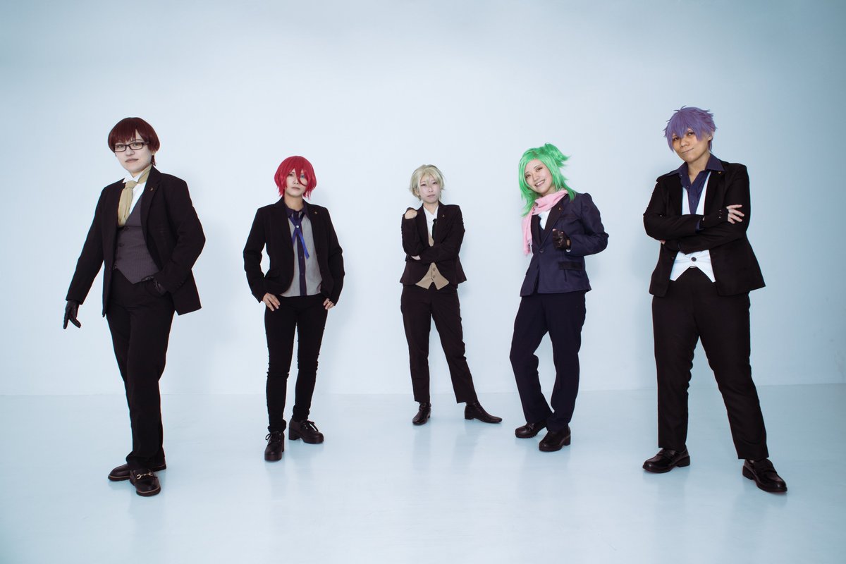 snt_frgt0811's tweet photo. *Cosplay   
*B_pro / 🌙  

M.Kazuna： @nt_vrc
O.momotaro： @BlueRose_k_m_
O.Hikaru 
N.Tatsuhiro： @shiara8686
S.Mikado： @kaaa_ch1 

Happy 11th Anniversary!
May the road ahead always be lit with light. https://t.co/chaGtQGUL7