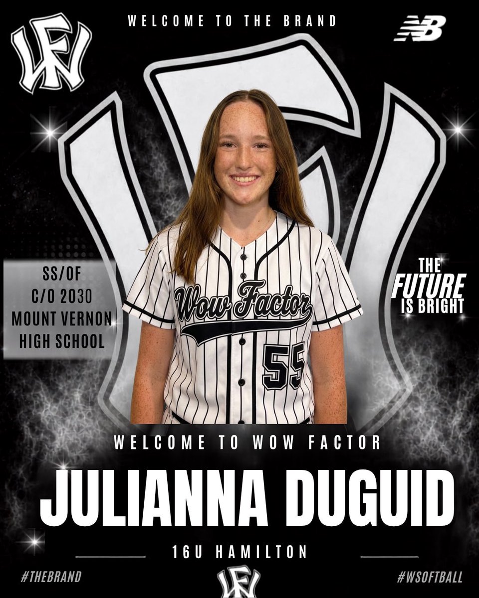 WowFactor16u's tweet photo. These two utility players are coming back! 🖤🩶

Welcome to #TheBrand Collins and Julianna!

We’re excited to welcome you both to Wow Factor 16u Hamilton. 

The future is bright for these two!  Do great things in high school ball.

#WFSoftball #WowFactor #16uHamilton #NewBalance https://t.co/LdosEqcD7H
