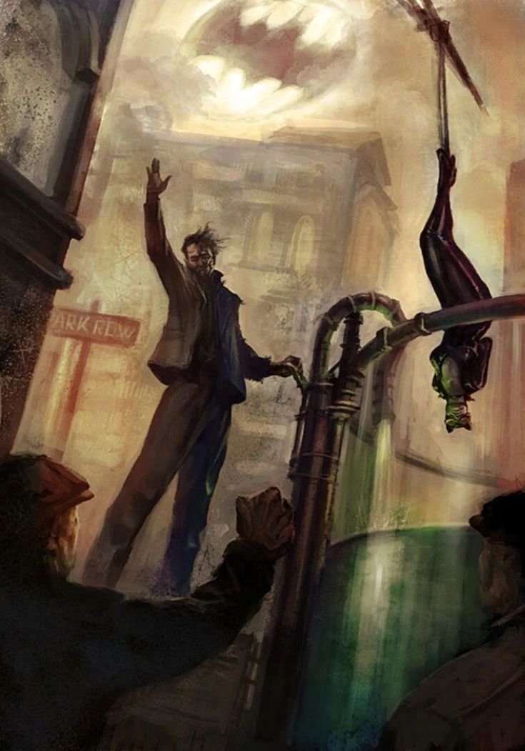 TWOROGUESDAILY's tweet photo. Concept Art from Batman: Arkham City https://t.co/zZ1qYLbs47