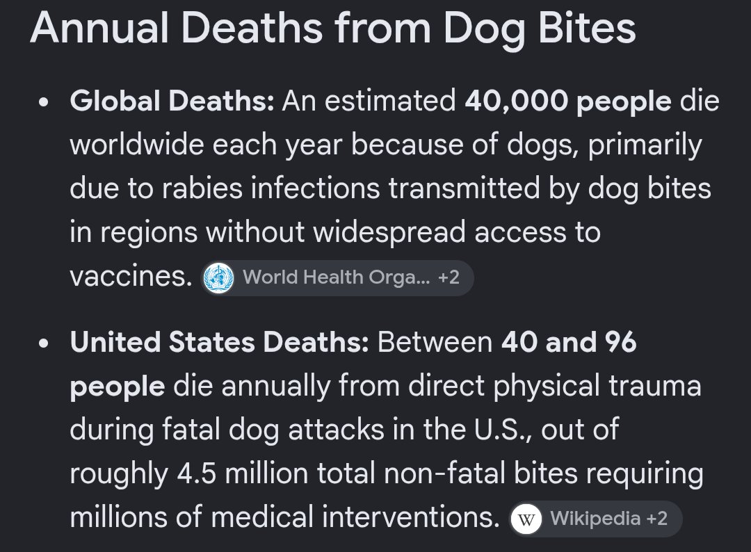 HenryEvery88's tweet photo. @ff3k1984 @VDAREJamesK Why?

One guy got lung cancer. You're more likely to be killed by a dog. https://t.co/cr4C3Ja2IP