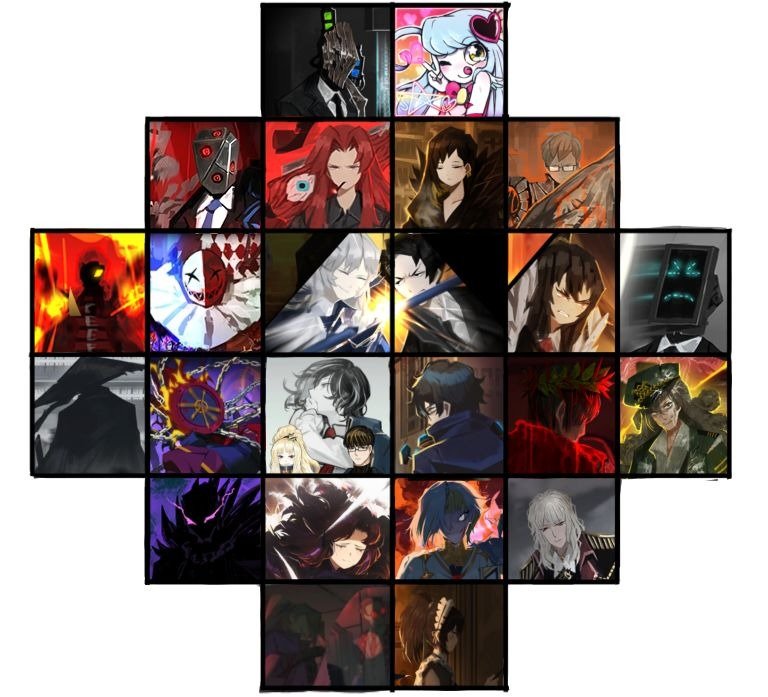 IdealNursepapa's tweet photo. Limbus Charge updates decided to send a fighting game roster concept to the gc and instead of having cool  ideas we all collectively decided to slander the games players as if it was real https://t.co/HuCBzruits