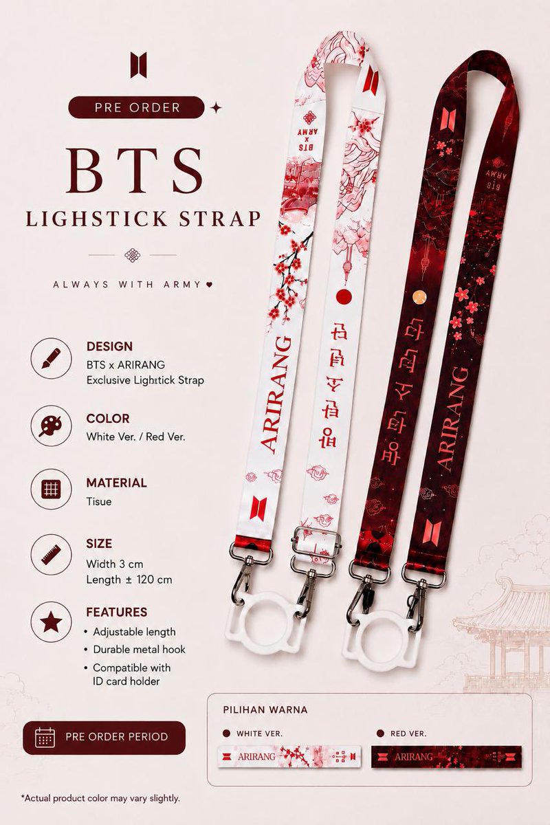 milmilkycoklat2's tweet photo. Open PO Strap LS BTS Batch 3 dan Tas Eco Bag by sweetmillky😻✨
Jangan sampai kelewatan lagi karena stok dan slot terbatas yaaa. Untuk link gfrom akan ditaruh dibawah ya.. terimakasih arrmy😉🫶🏻
#BTS_WORLDTOUR_ARİRANG #BTS_ARİRANG #wts #zonauang #ecobag #strapls #printilankonser https://t.co/SyEUM22Jmt