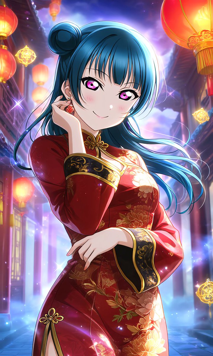 mizu0607poke's tweet photo. 【チャイナ服編】#ラブライブ
津島善子、国木田花丸、黒澤ルビィ https://t.co/cO7zZNpMC8
