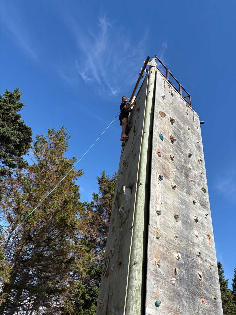 IslandersHKY's tweet photo. The boys are getting some bonding time this week at Camp Seggie🪵 

Two days and two nights building some brotherhood ahead of their last preseason game on Sunday 🧗‍♂️ 🏐 https://t.co/PlrfMNtv9J