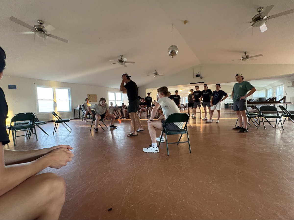 IslandersHKY's tweet photo. The boys are getting some bonding time this week at Camp Seggie🪵 

Two days and two nights building some brotherhood ahead of their last preseason game on Sunday 🧗‍♂️ 🏐 https://t.co/PlrfMNtv9J